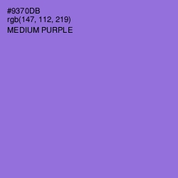 #9370DB - Medium Purple Color Image